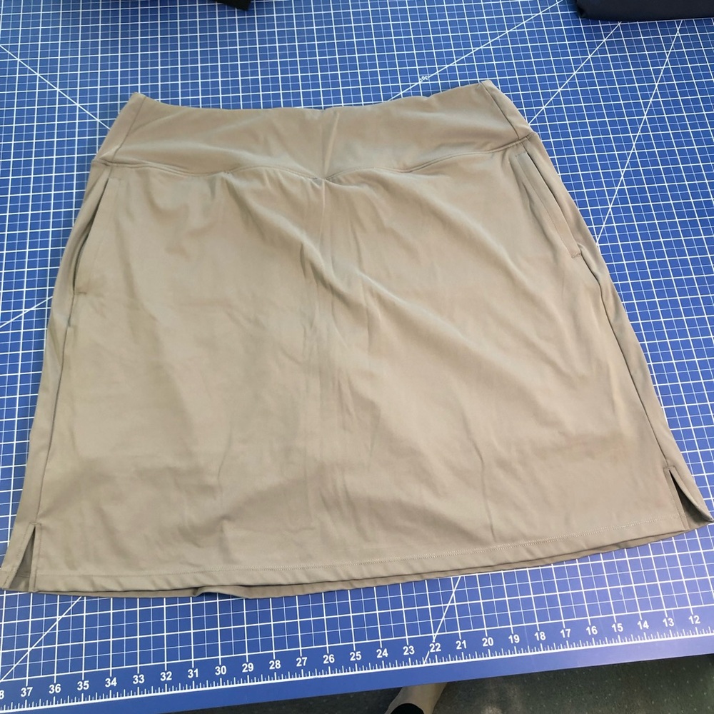 Plus Size Grey Athletic Skort